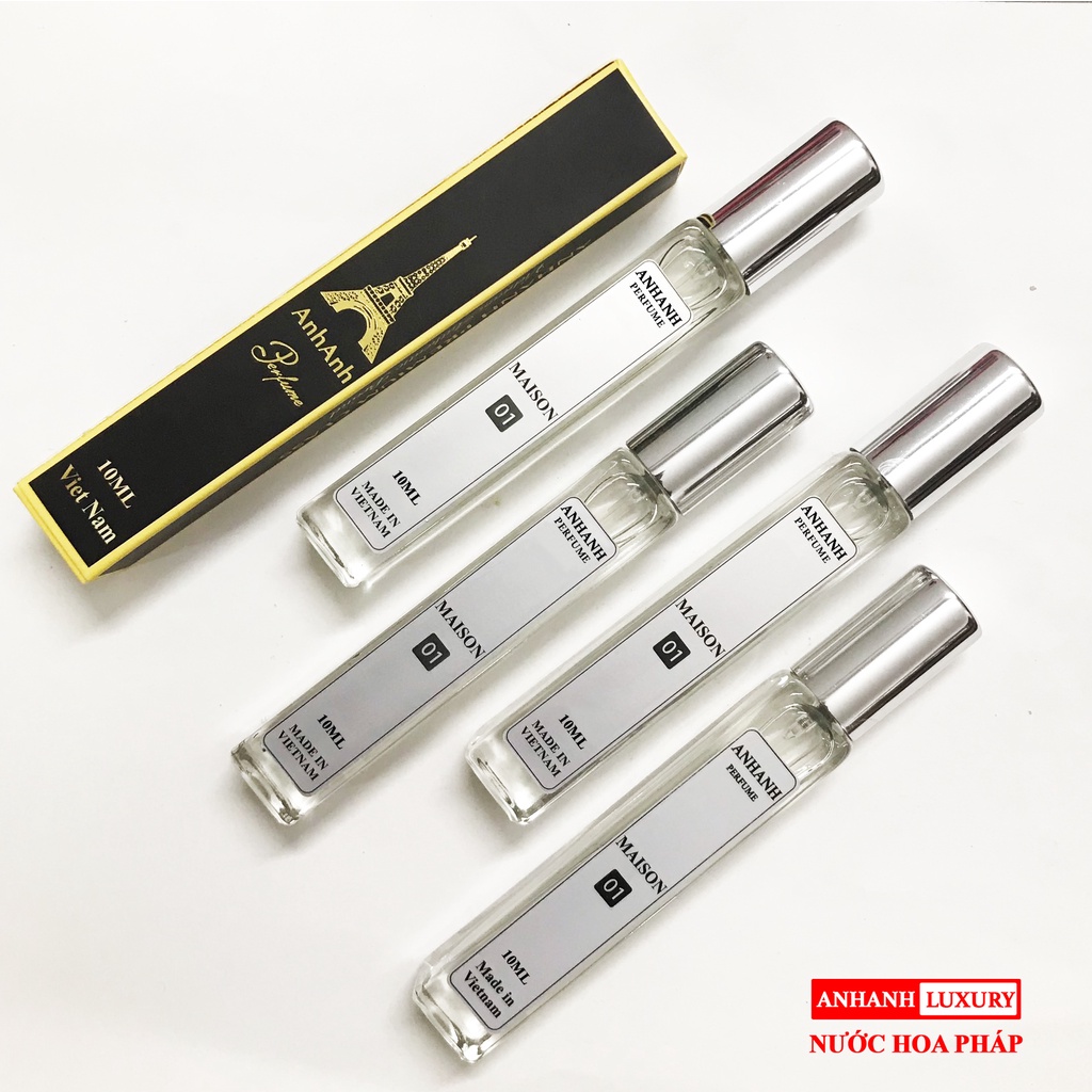 ✅ Tinh dầu Nước Hoa nữ ANHANH  MAISON 01 - Tươi mát Quyến rũ, gợi cảm, cuốn hút 10ml - lưu hương 6-8 tiếng