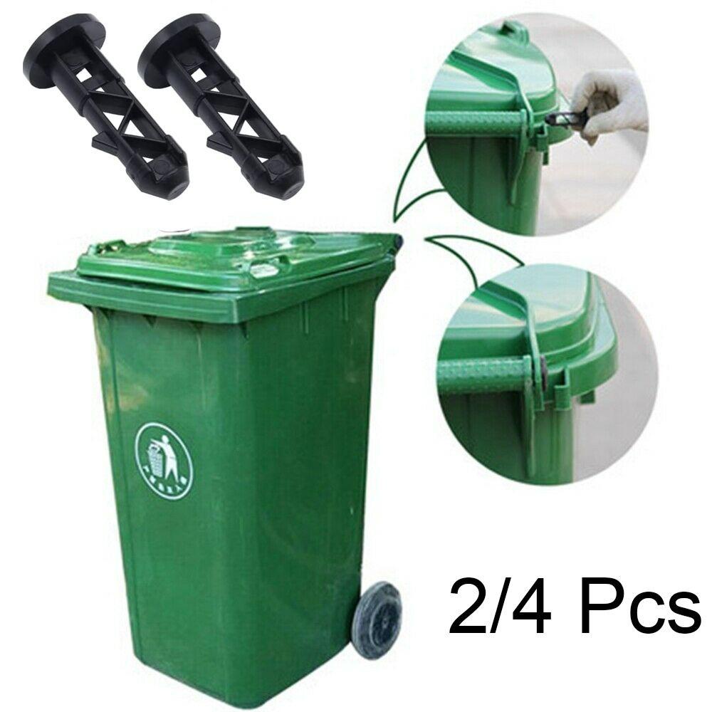 Bộ 2 / 4 Chốt Nhựa Gắn Thùng Rác Bánh Xe