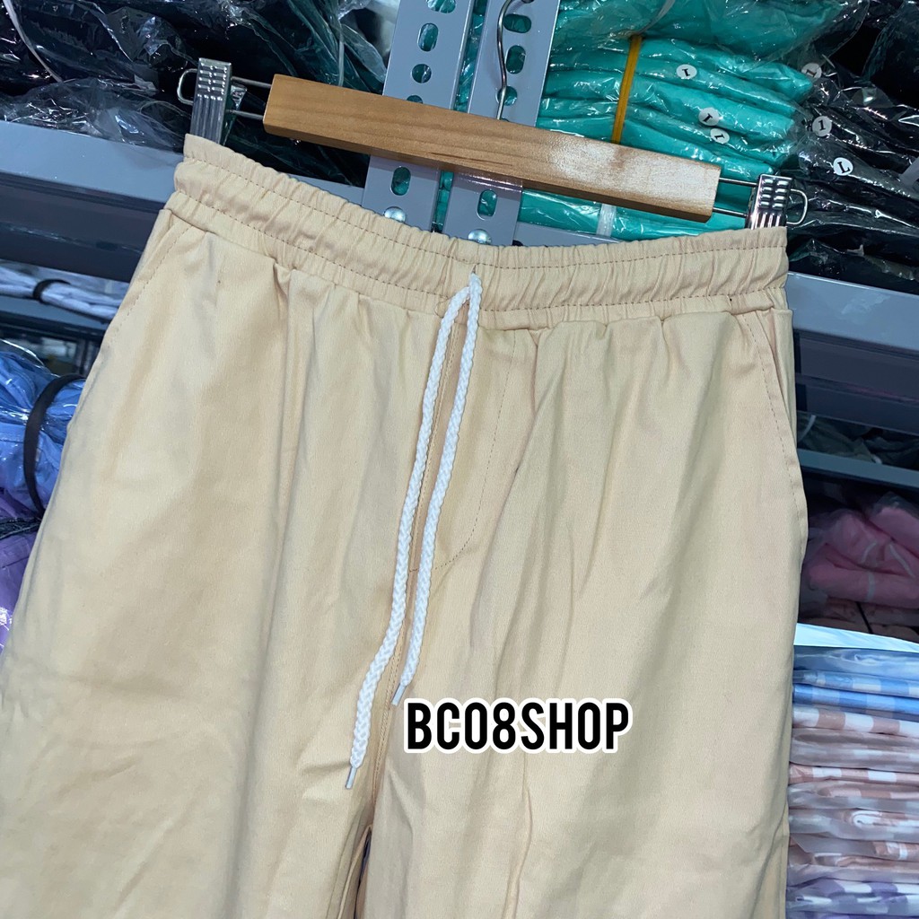 QUẦN KAKI PANTS ỐNG SUÔNG BASIC 2 MÀU ĐEN TAN UNISEX BC072