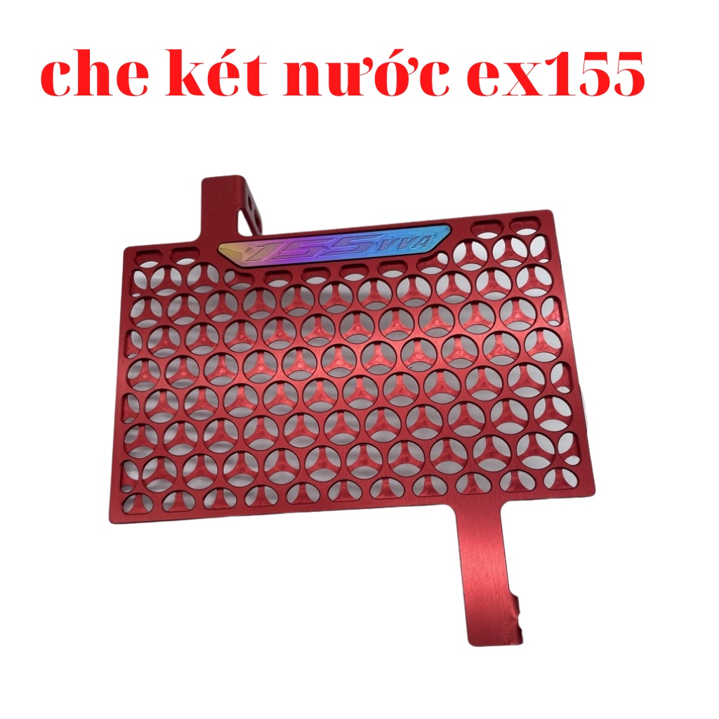 Che két nước xe exciter 155 nhôm cnc hàng sịn đẹp dày dặn bảo hành 1 năm không phai màu