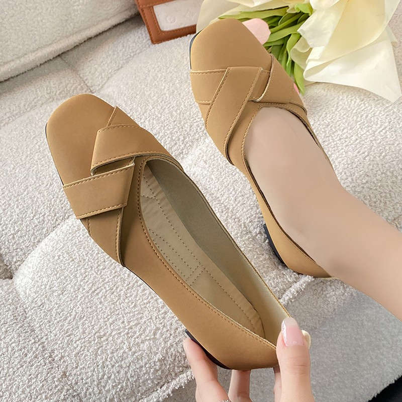 Giày Búp Bê Đế Bằng Mềm Mại Thời Trang Xuân Thu 2022 Cho Nữ