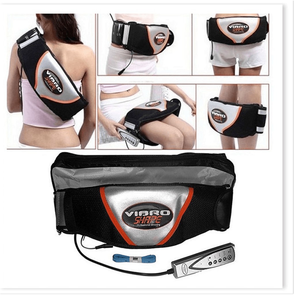 Đai Massage Rung Nóng Hồng Ngoại Giảm Mỡ Bụng Thon Gọn