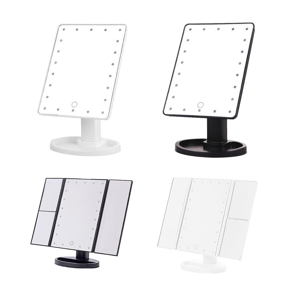 Gương trang điểm để bàn với 22 bóng đèn led tiện dụng