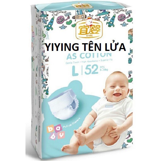 Bỉm Yiying tên lửa dán/quần nội địa Trung S72/M60/L52/XL44/XXL40