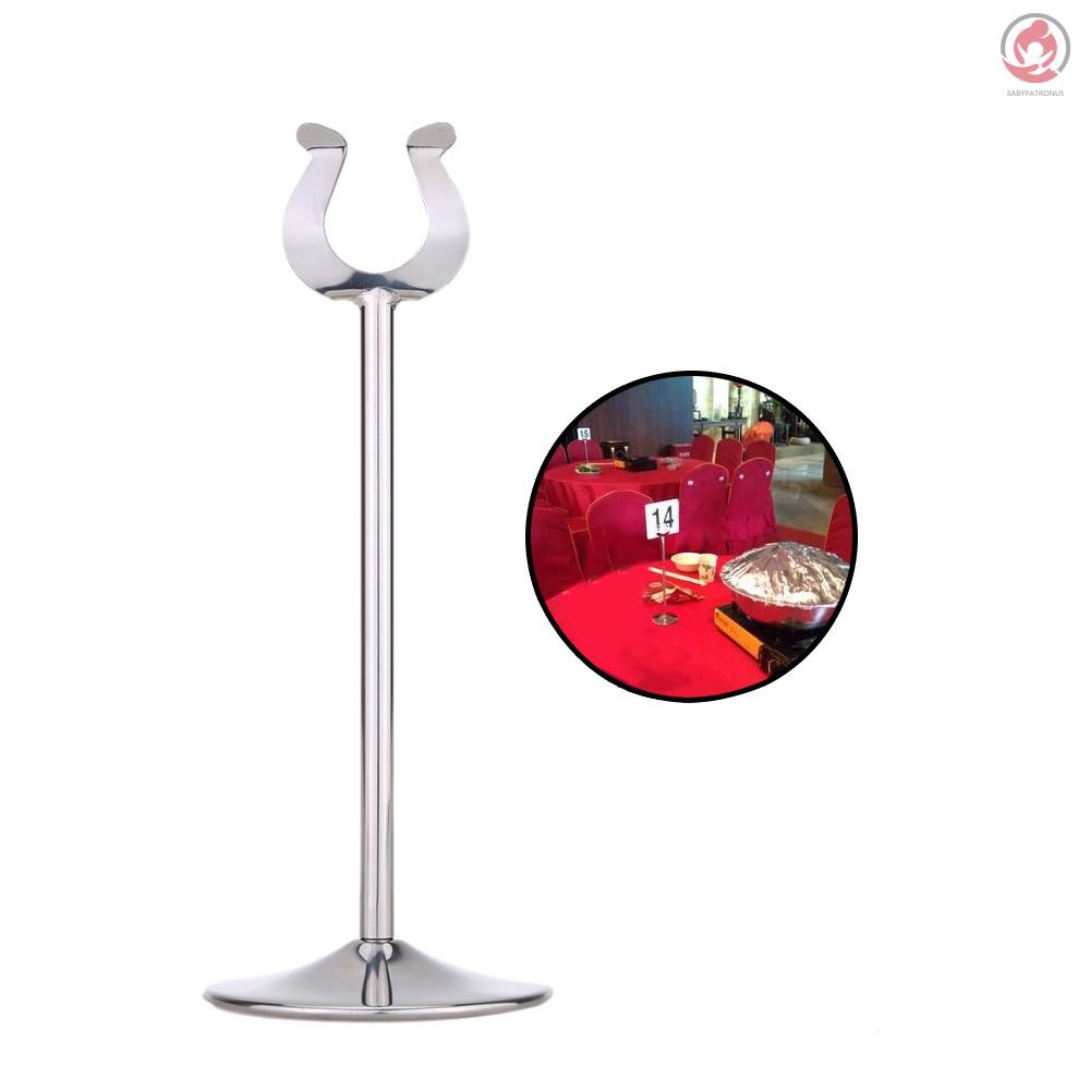 Giá Đỡ Bảng Tên Để Bàn Hình Chữ U Bằng Thép Không Gỉ 12 "