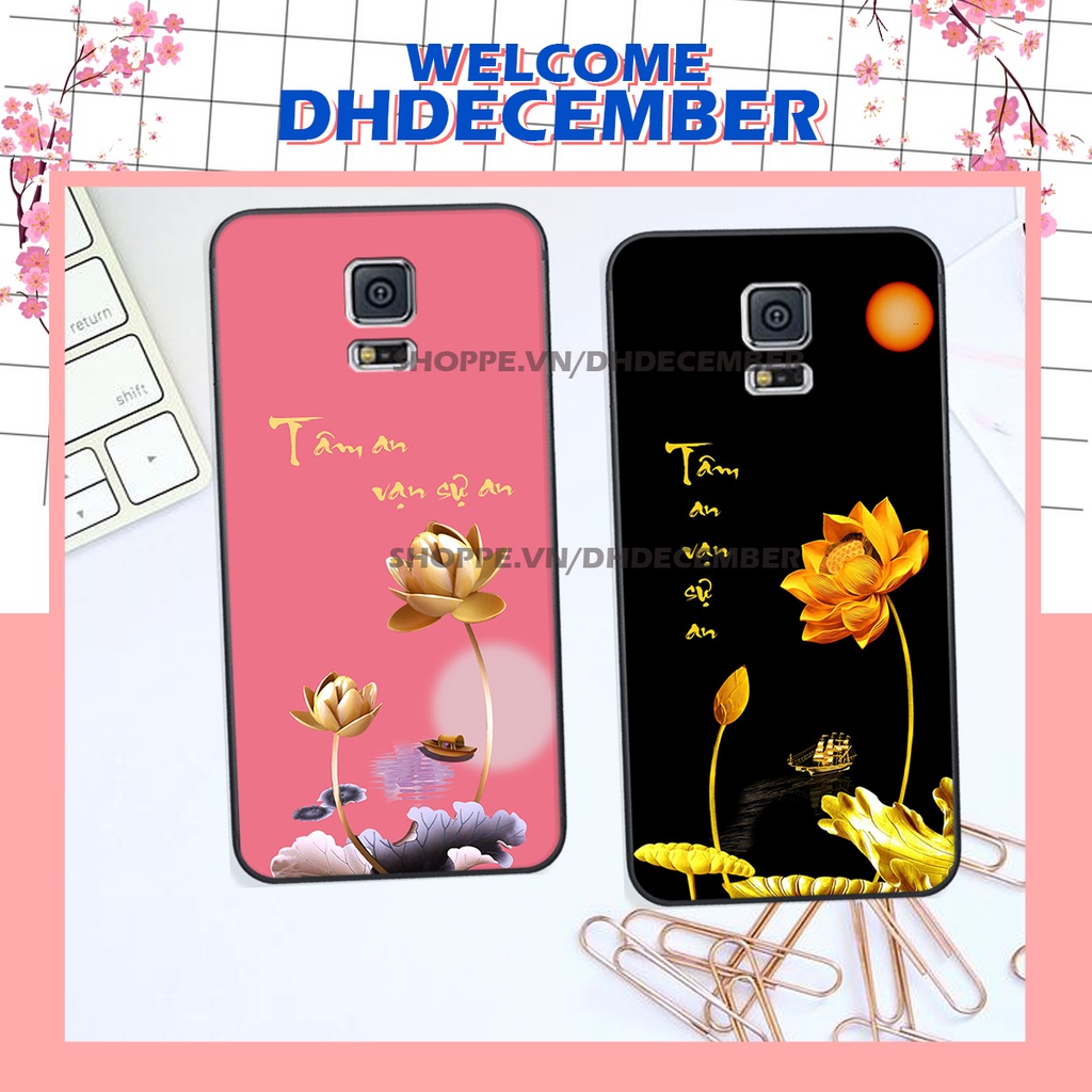 Ốp lưng Samsung Galaxy S5 in hình thư pháp tâm an vạn sự an ,mã đáo thành công SIÊU CHẤT