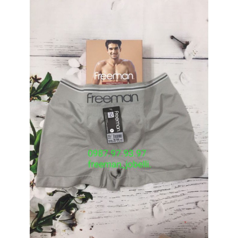 Quần boxer nam Freeman 6512[hình thật, +video],quần dệt kim co giãn đa chiều