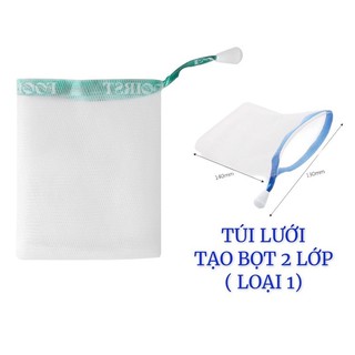 Túi lưới tạo bọt xà bông dùng kèm với xà bông Sinh Dược