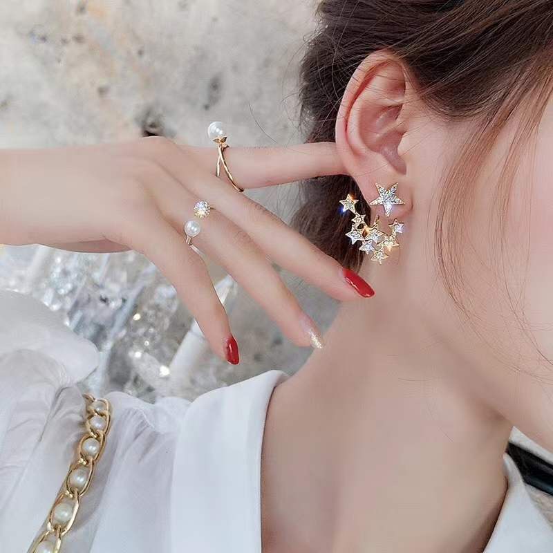 Khuyên Tai Ngọc Trai Phong Cách Hàn Quốc Thời Trang
