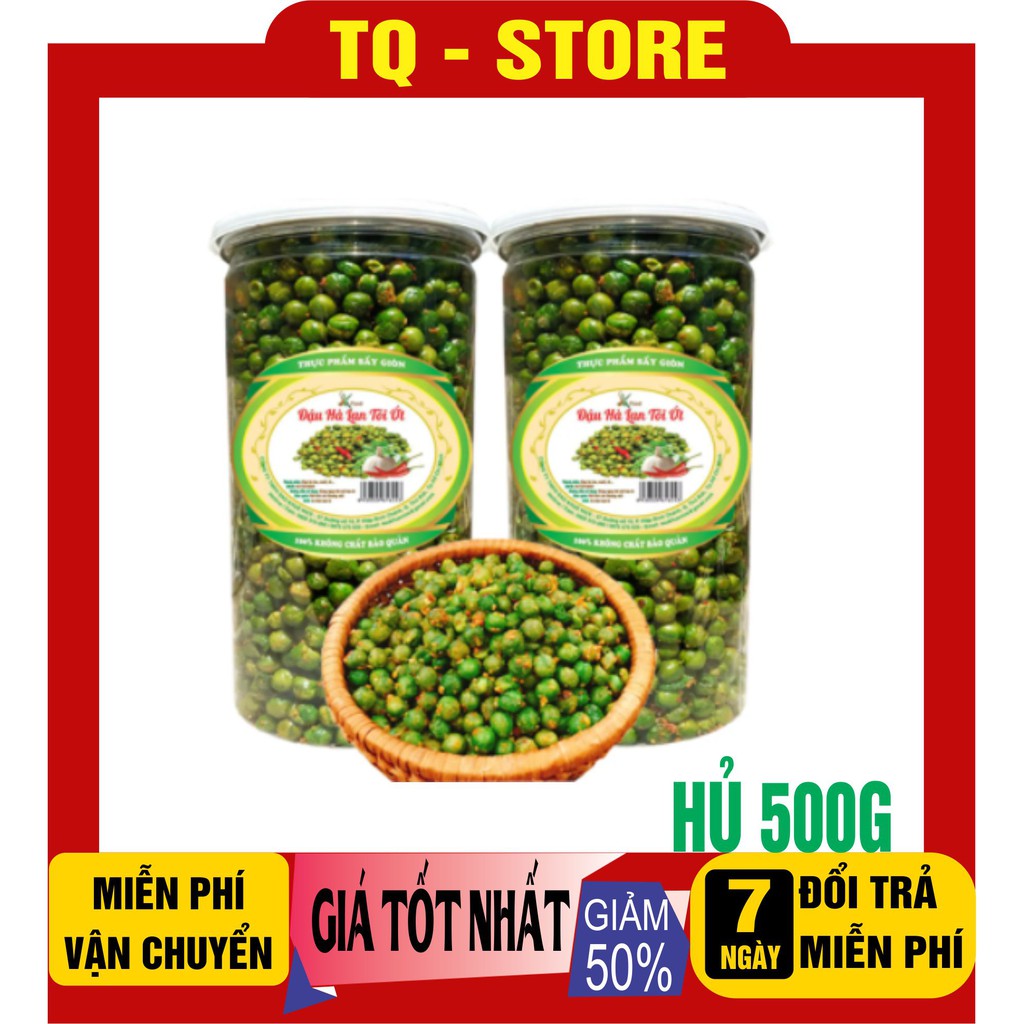 Bán Sỉ Hủ 500G Đậu Hà Lan Rang Tỏi Ớt