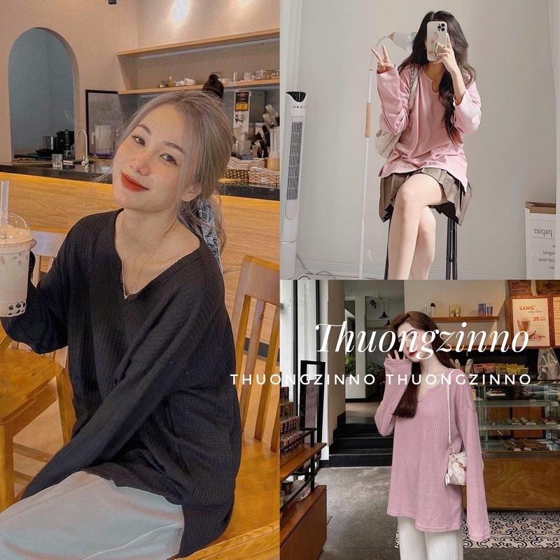 [Ảnn thật/Video] ÁO DÀI TAY LANLY CHẤT THUN GÂN MỀM ĐẸP ÁO LEN TĂM DÀI TAY ULZZANG
