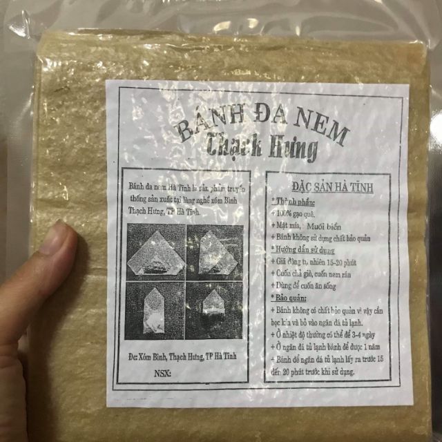 Bánh ram Hà Tĩnh- chuẩn loại 1 đủ 100 lá