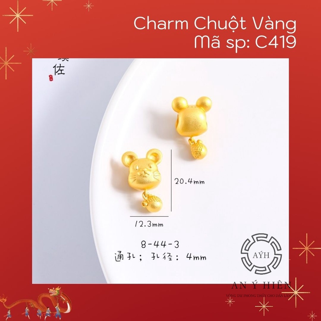 Charm Chuột dễ thương #C419 ( An Ý Hiên)