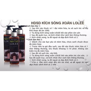 Kích xoăn Super Curly LOLEE 250ml