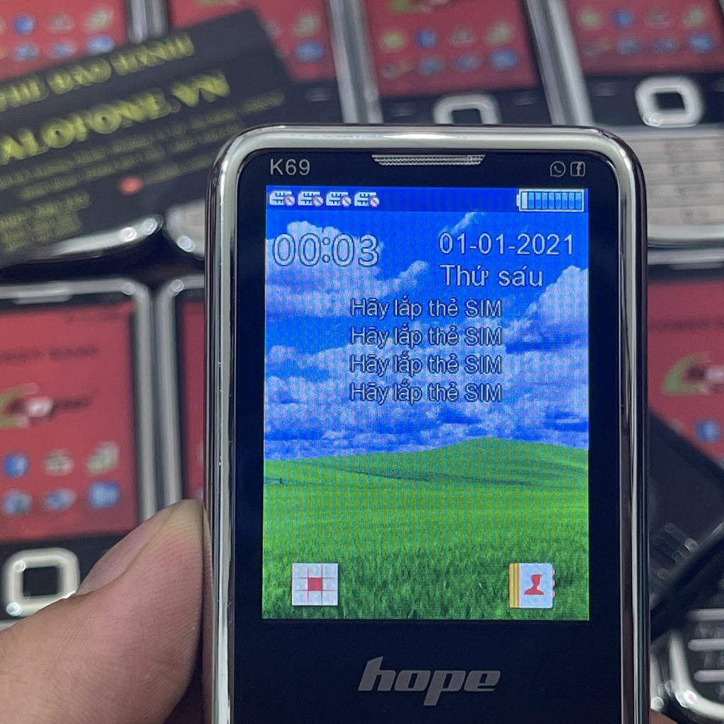 [Mã 2611DIENTU500K hoàn 7% đơn 300K] ĐIỆN THOẠI ĐỘC 4 SIM HOPE K69 Có Thay Đổi Giọng Nói | BigBuy360 - bigbuy360.vn