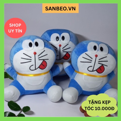 Thú gấu nhồi bông, gối ôm hình DOREMON biểu cảm, quà tặng đáng yêu cho bé-SANBEO.VN
