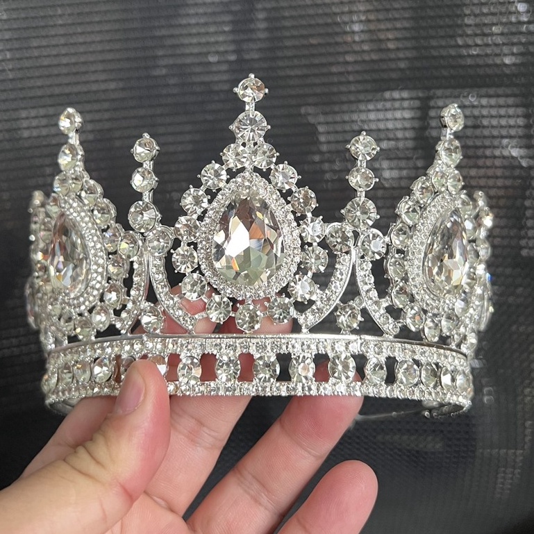 vương miện cô dâu dáng cao sang trọng