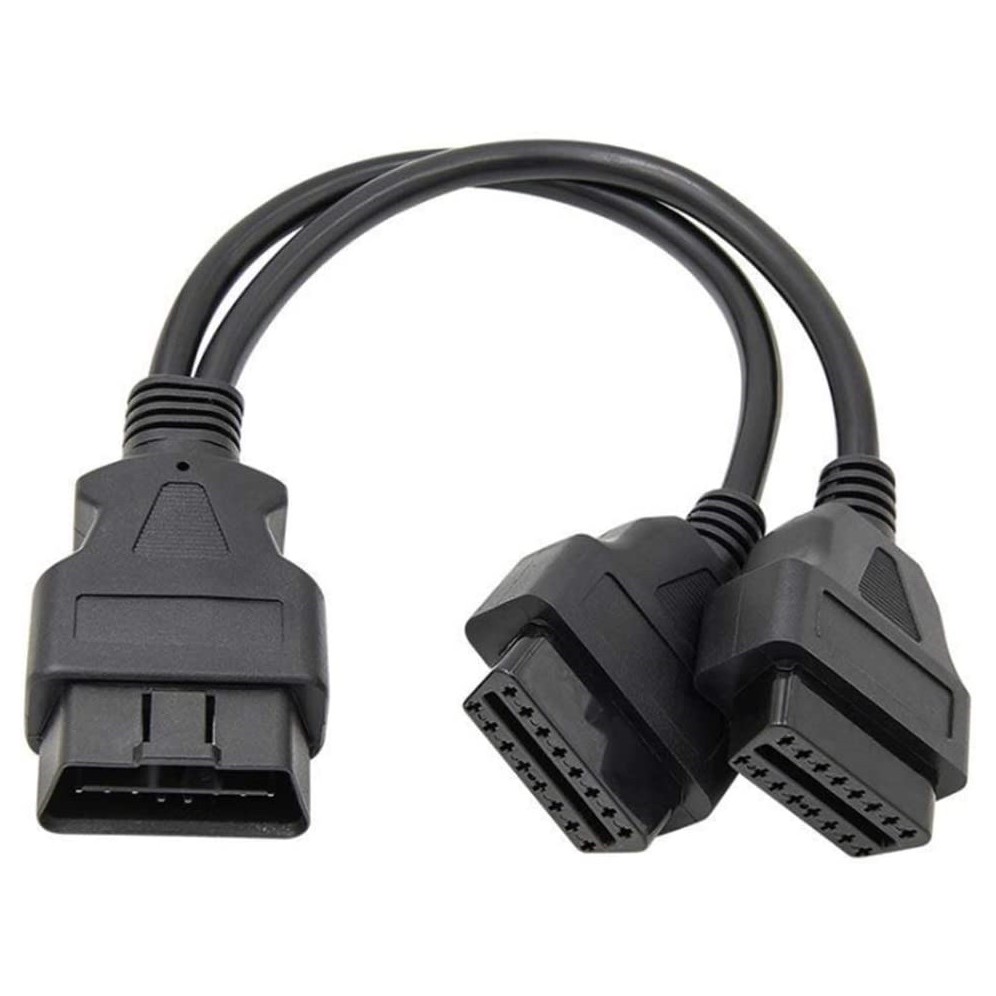 Cáp Chia Cổng OBD II - Dây Chia Cổng Tròn Thẳng 16 Pin