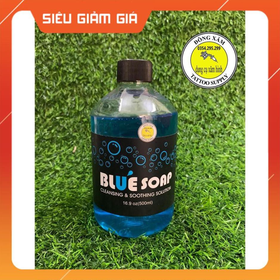 nước rửa hình xăm bluesoap 500ml hàng có sẵn