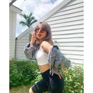 Áo croptop cổ yếm Pony