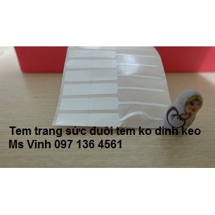 Decal tem vàng bạc, trang sức, tem kính