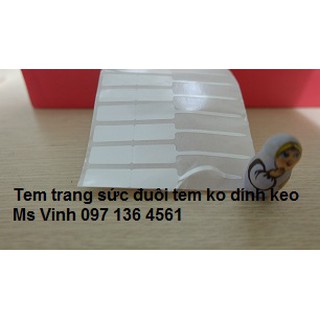 Decal tem vàng bạc, trang sức, tem kính