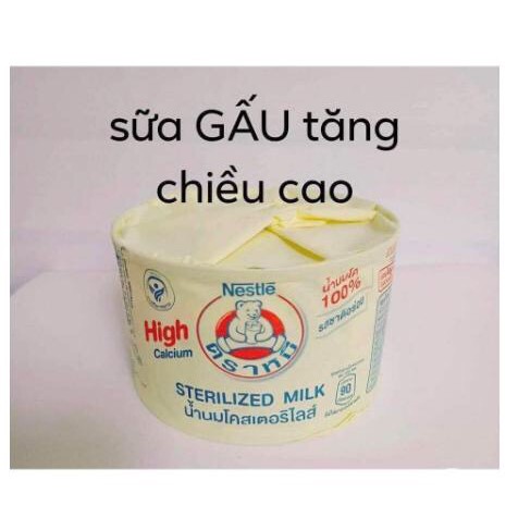[Siêu Rẻ] Lốc 12 lon sữa Nestle gấu Thái Lan 140ml/lon