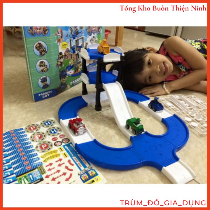 Đồ chơi mô hình biệt đội 4 chú chó cứu hộ PARKING LOT