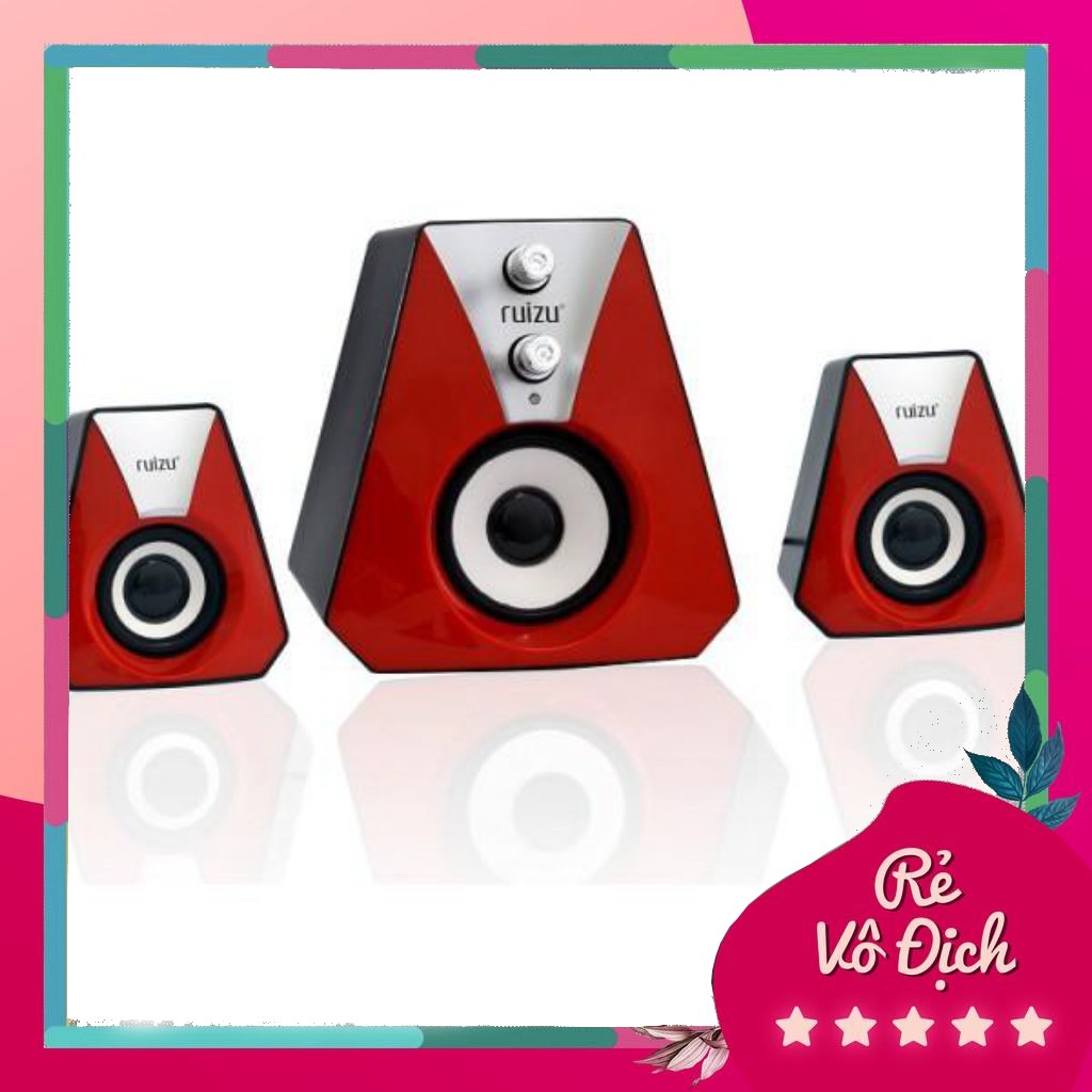 Loa RUIZU G60 âm thanh 2.1 mang đến cho bạn một âm thanh mạnh mẽ và đầy sống động với bass trầm ấm,