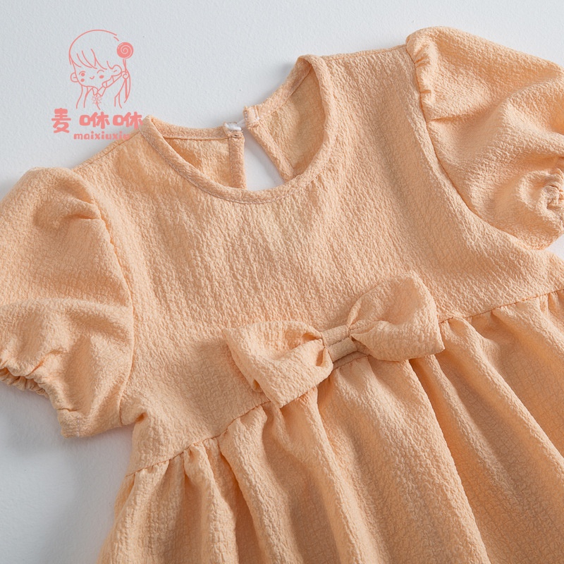 Đầm Công Chúa Màu Sắc Macaron Phong Cách Hàn Quốc 2022 Cho Bé Gái