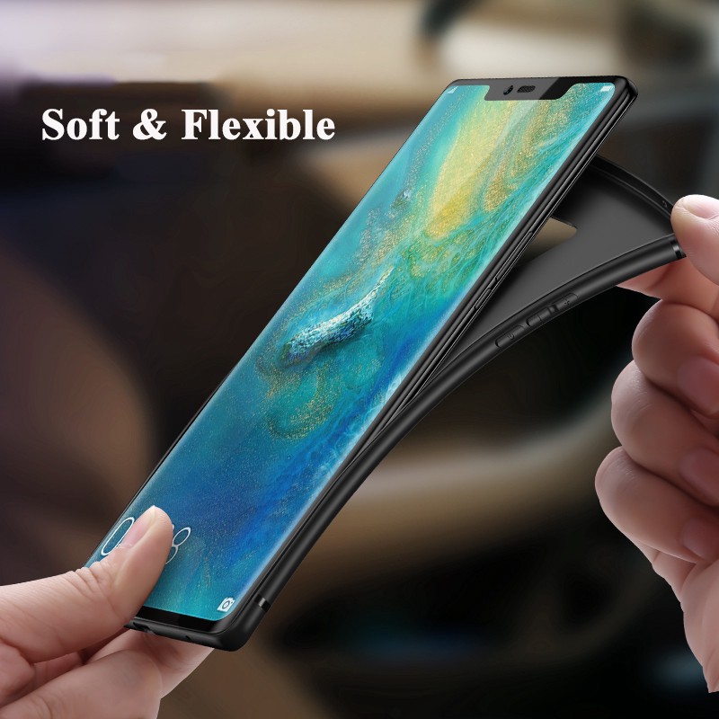 Ốp điện thoại silicon siêu mỏng mặt nhám bảo vệ điện thoại Huawei Mate 20 X P30 Pro