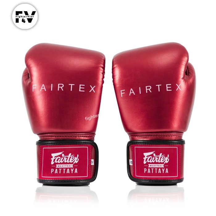 Găng Boxing Fairtex “Metallic” – BGV22 Đỏ