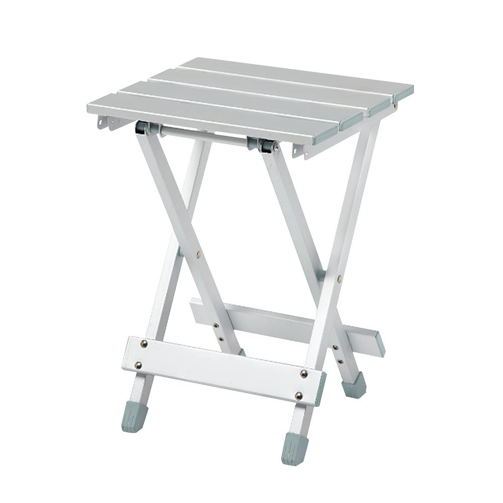 HomeBase SPRING Ghế đẩu dã ngoại có thể gấp được bằng Nhôm W29xH38xD25cm