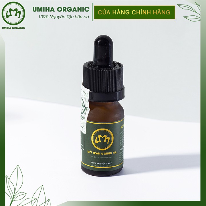 Mỡ trăn U Mịnh Hạ ngăn ngừa mụn ẩn, đầu đen, thâm nám, trứng cá nguyên chất UMIHA ORGANIC 10/30ml