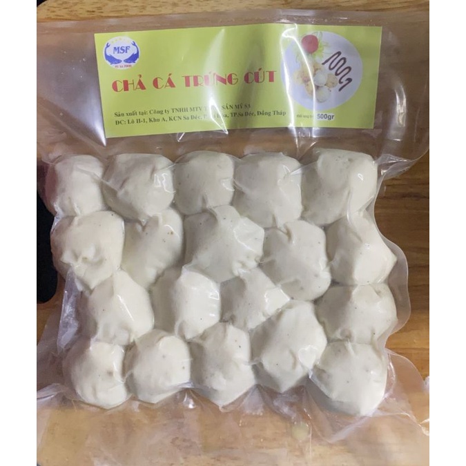 Cá Viên Trứng Cút 500g MSF / chả cá bọc trứng cút