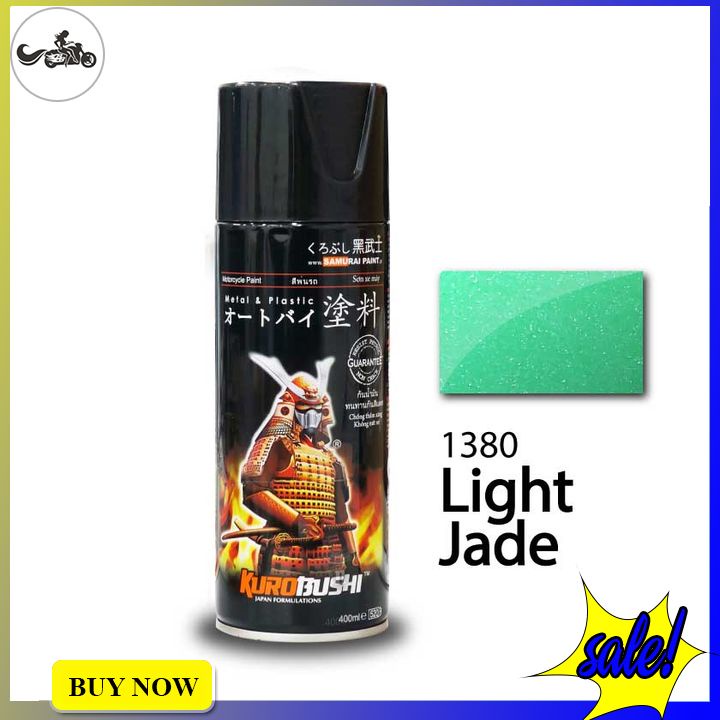 Sơn samurai màu xanh ngọc bích 1380 bảng màu kim loại