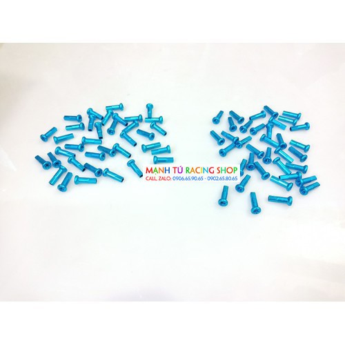 chân căm nhôm osaki màu xanh