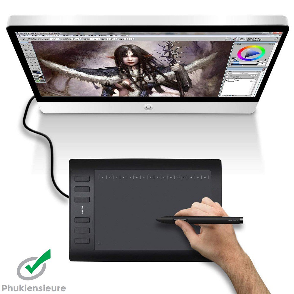 Bảng vẽ đồ họa cao cấp thương hiệu Huion - Huion 1060 Plus Tặng thêm thẻ nhớ 8GB