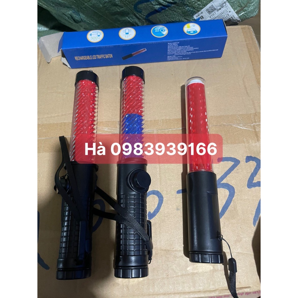 Gậy đèn chỉ huy, gậy đèn còi, gậy cảnh báo, điều khiển giao thông, công trường xây dựng