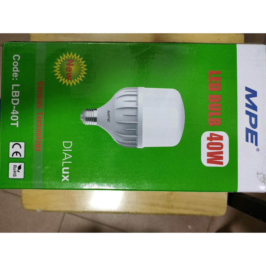 Bóng đèn LED Bulb MPE - Ánh sáng trắng - 20w, 30w, 40w cao cấp MPE ( tiêu chuẩn châu âu)
