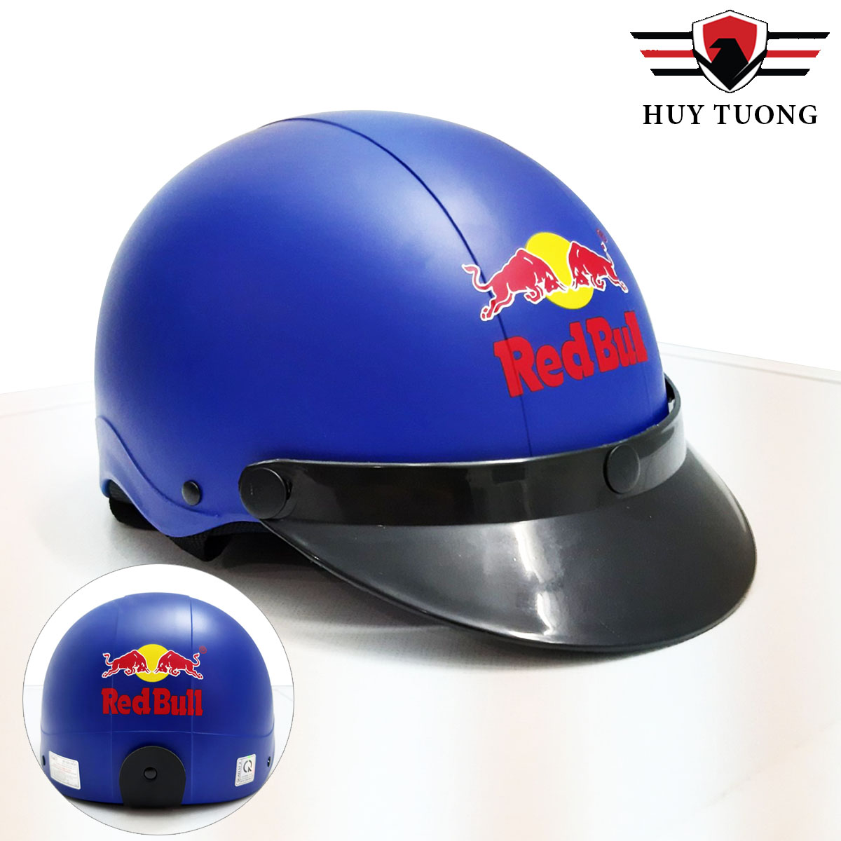 Nón bảo hiểm sơn Red Bull thể thao cao cấp - Huy Tưởng