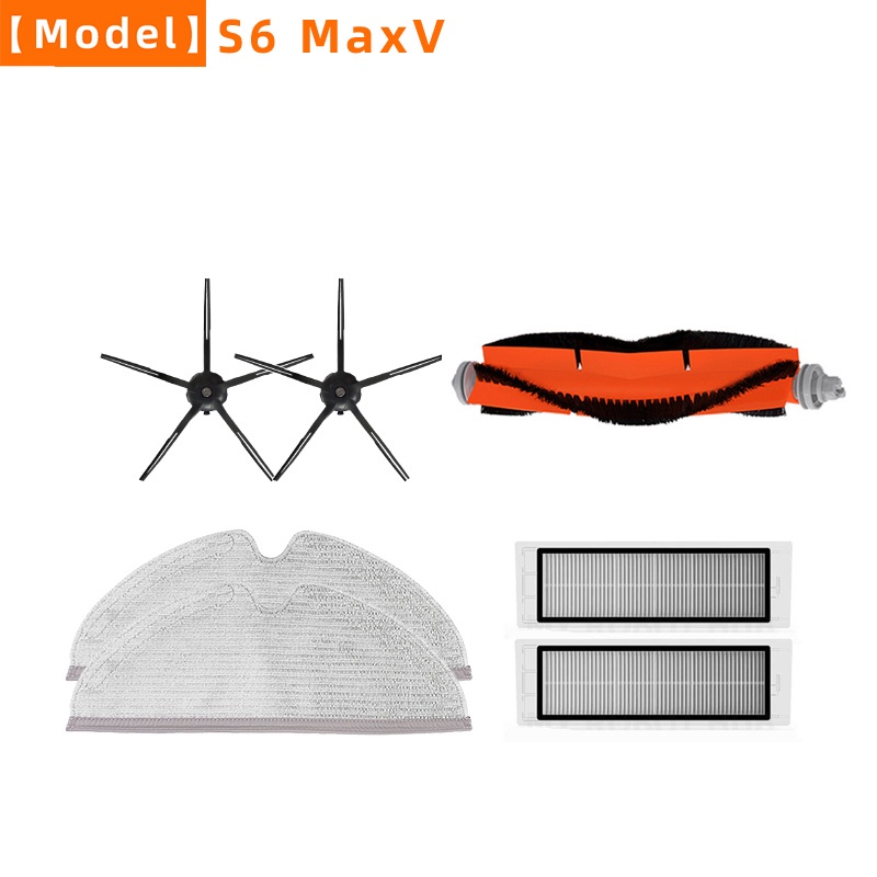 Thích hợp cho máy hút bụi rô bốt Roborock s6 maxv bàn chải chính bộ lọc giẻ lau phụ kiện cạnh bàn chải