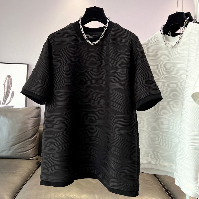 Áo Thun Tay Ngắn Cổ Tròn Dáng Rộng Thời Trang Xuân Hè 2022 Cho Nữ