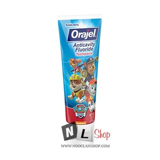 Kem đánh răng Orajel Paw Patrol Anticavity Fluoride