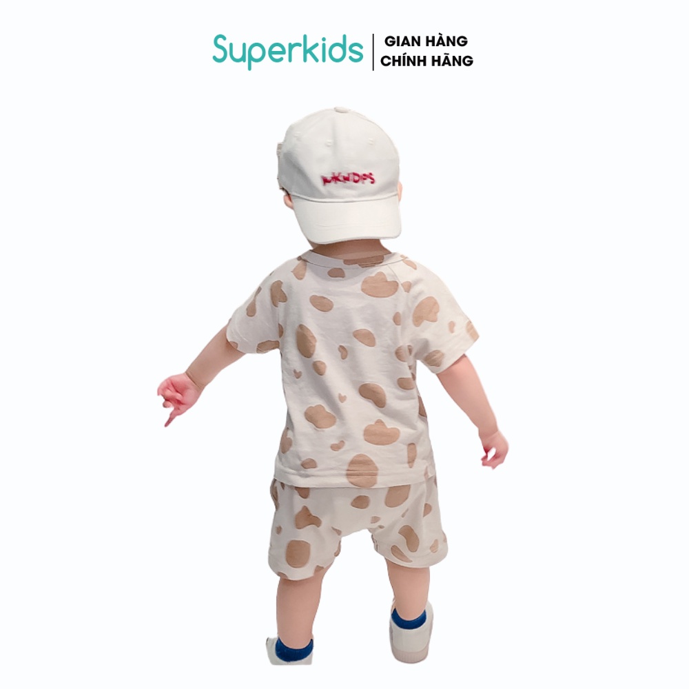Bộ quần áo bé trai bé gái bò sữa 8-18kg QATE660