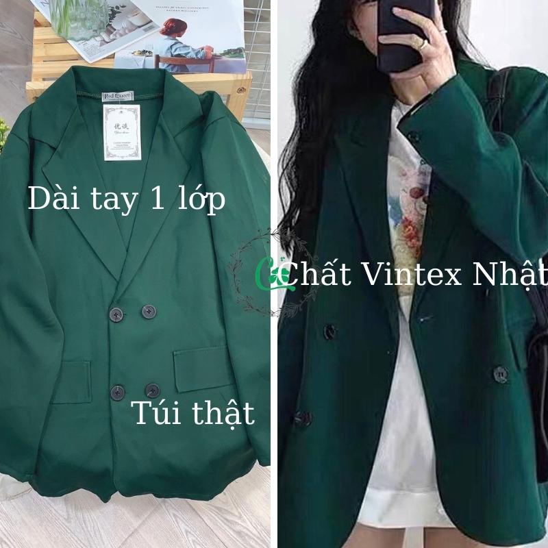 Áo balzer nữ dài tay ngắn tay áo khoác vest phong cách Hàn Quốc BL04