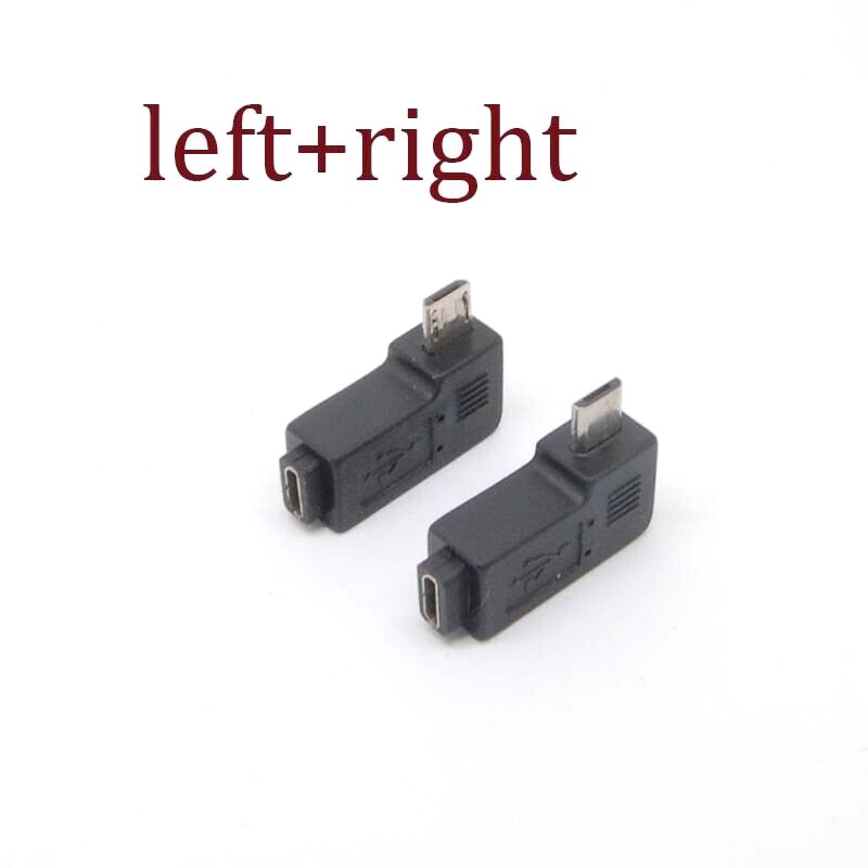 90° Đầu Chuyển Đổi Micro USB 2.0 Đực Sang Cái