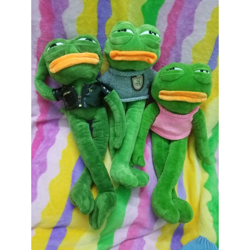 Ếch Pepe Frog mặt ngộ nghĩnh 43cm