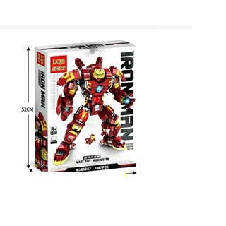 Lego - Lắp Ráp Xếp Hình Mô Hình IRON MAN (Người sắt) 1387 Khối LQS 85007