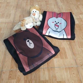Áo nỉ gấu brown và thỏ cony
